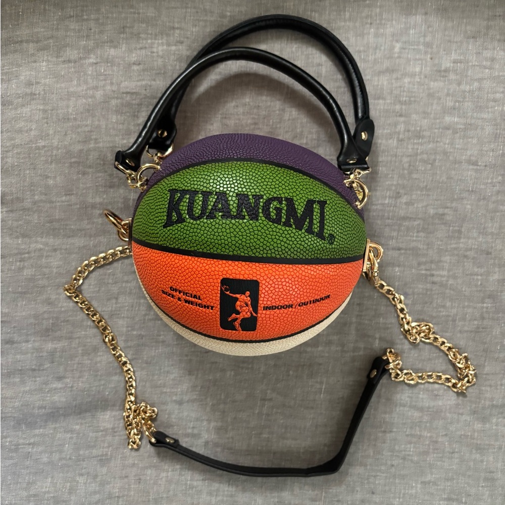 KUANGMI COLORFUL BASKETBALL BAG, MINI SIZE, EXCELLENT CONDITION